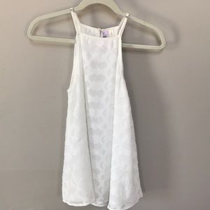 NWT white tank from Francesca’s